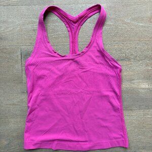Lululemon Cool Racerback Short Tank Top Nulu, Size 4, Color: Sonic Pink